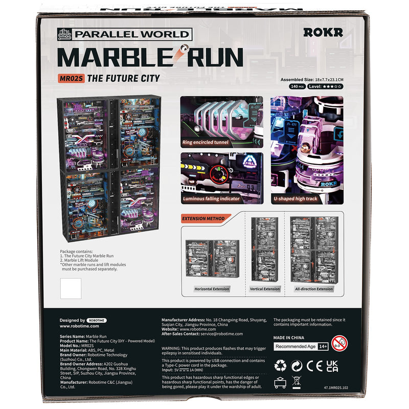 NEU UND EXKLUSIV | Robotime Marble Run The Future City MR02S